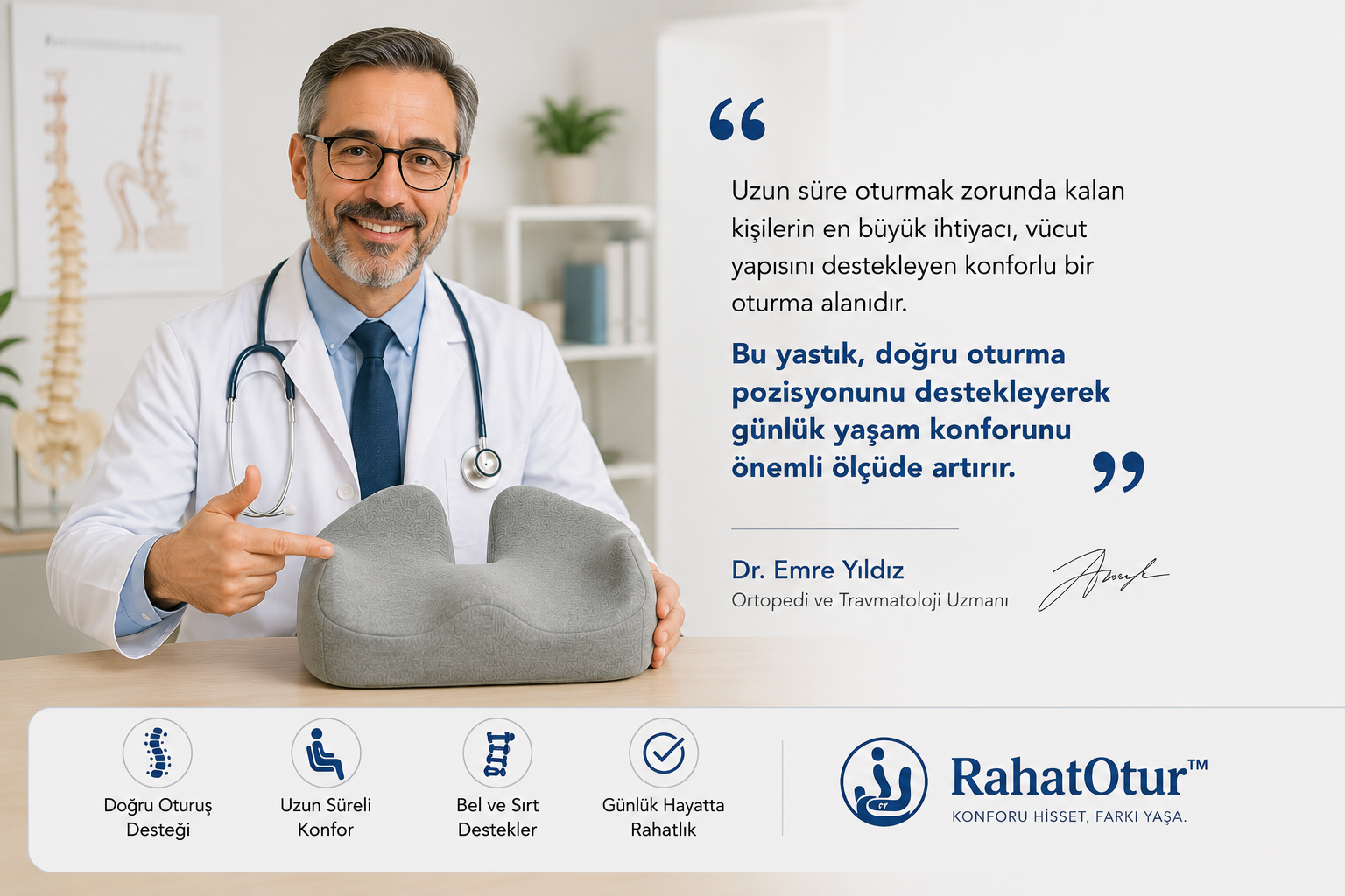 Ortopedik Oturma Minderi