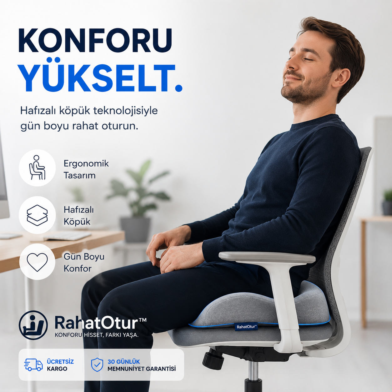 Ortopedik Oturma Minderi