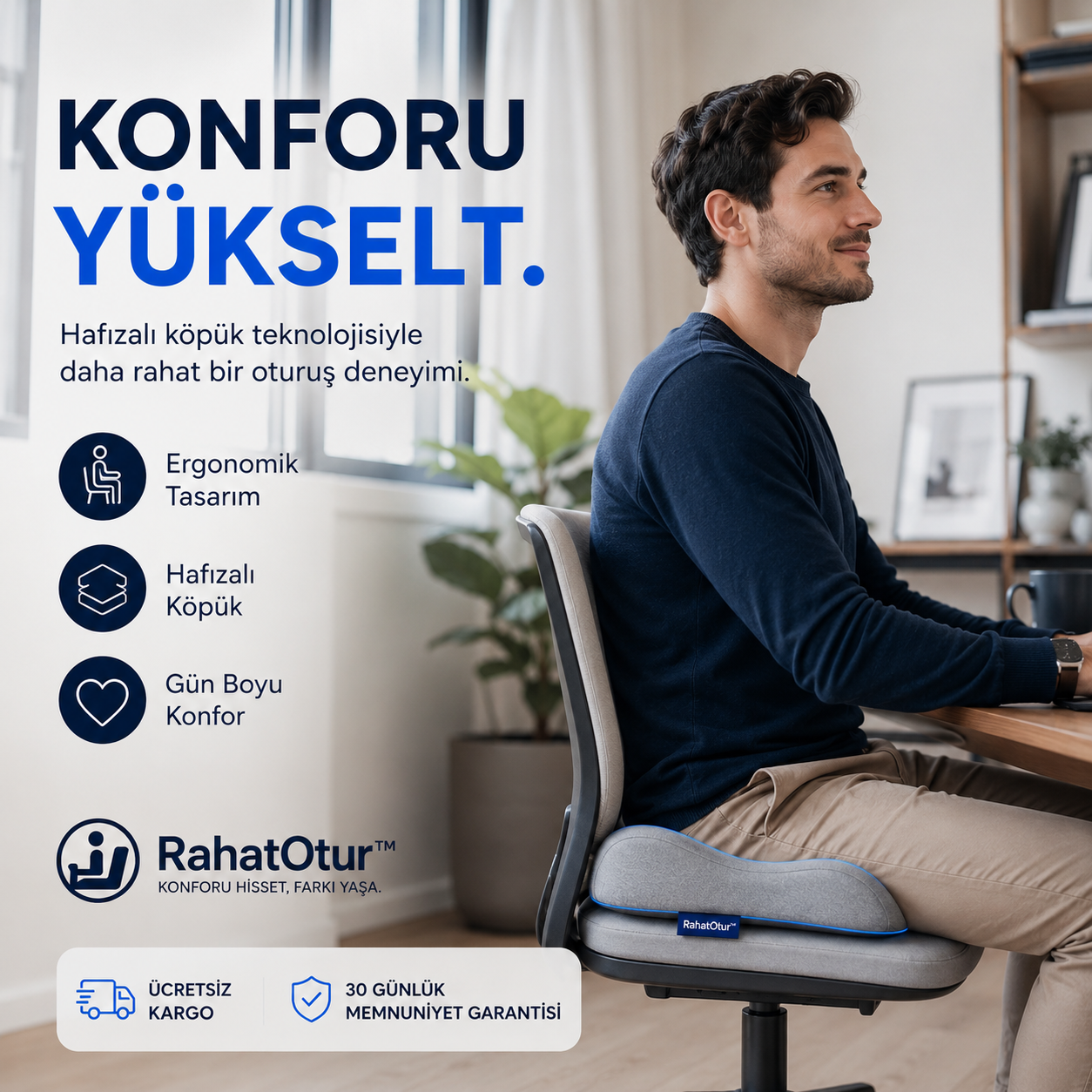 Ortopedik Oturma Minderi